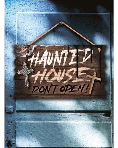 party house metal|Amazon.com: Haunted House Sign.